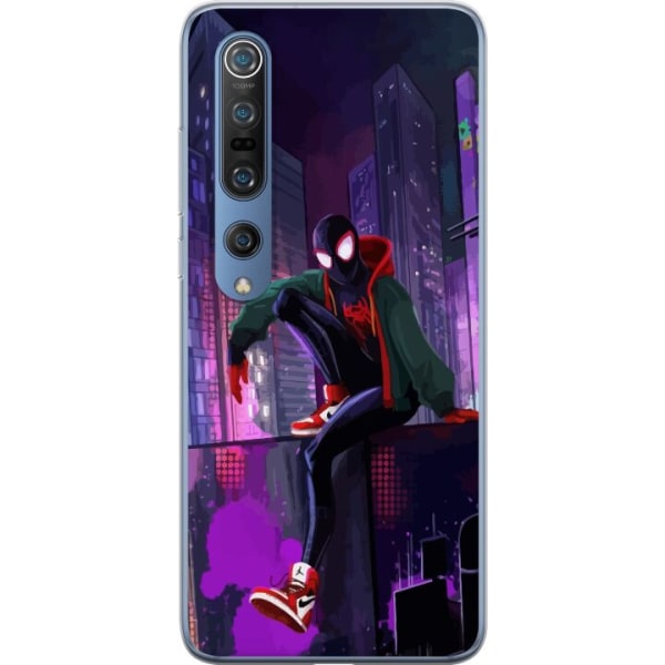 Xiaomi Mi 10 Pro 5G Gennemsigtig cover Fortnite - Spider-Man