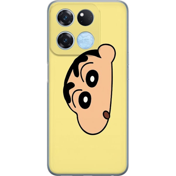 OnePlus Ace Racing Genomskinligt Skal Peeking Shinchan
