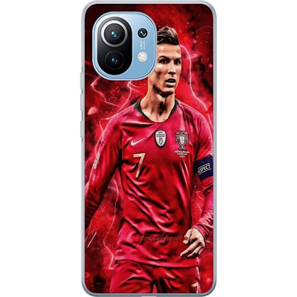 Xiaomi Mi 11 Gjennomsiktig deksel Ronaldo Ferdigheter - CR7 Design for Ekte Supportere