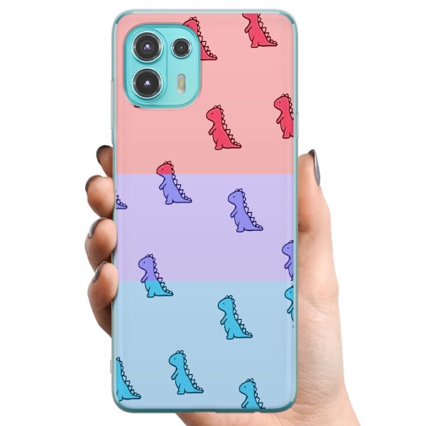 Motorola Edge 20 Lite TPU Mobildeksel Dino