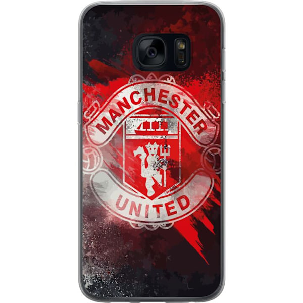 Samsung Galaxy S7 Genomskinligt Skal Manchester United F.C.