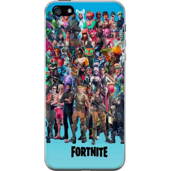 Apple iPhone 5 Gennemsigtig cover Fortnite