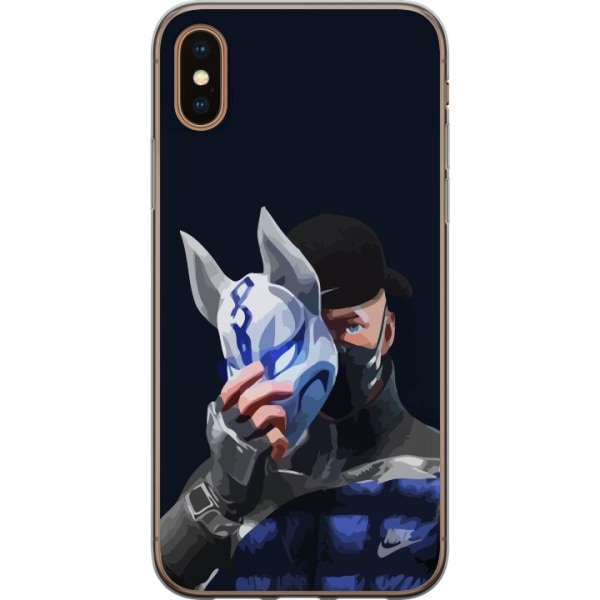 Apple iPhone X Läpinäkyvä kuori Fortnite - Drift