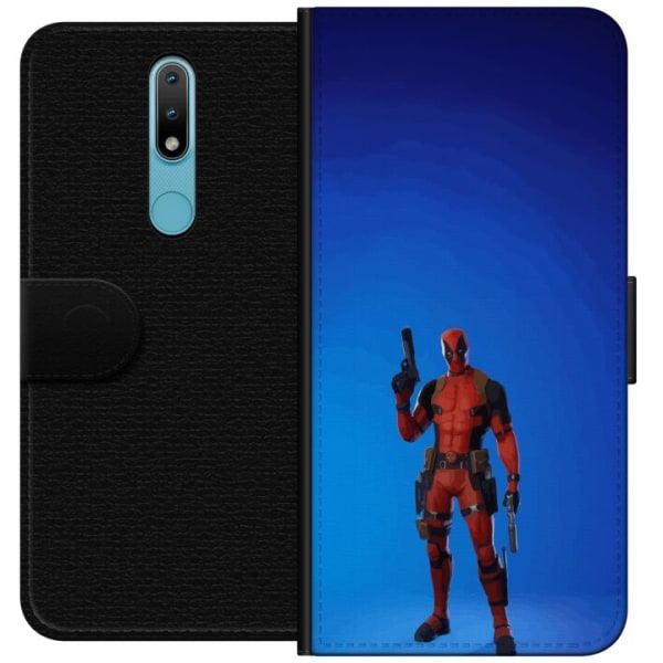 Nokia 2.4 Plånboksfodral Fortnite - Spider-Man