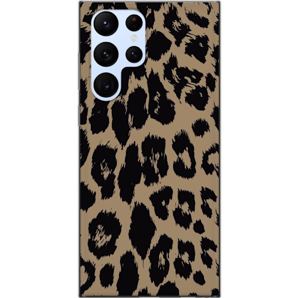 Samsung Galaxy S22 Ultra 5G Läpinäkyvä kuori Leopard