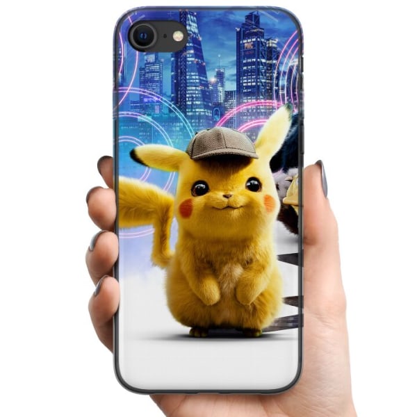 Apple iPhone 8 TPU Mobilskal Detective Pikachu - Pikachu