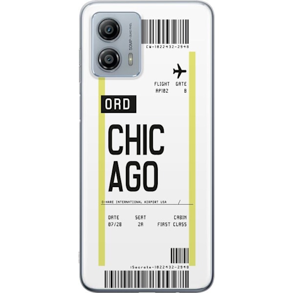 Motorola Moto G53 Läpinäkyvä kuori Chicago