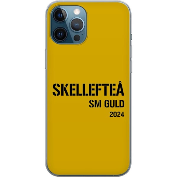 Apple iPhone 12 Pro Läpinäkyvä kuori Skellefteå SM KULTA
