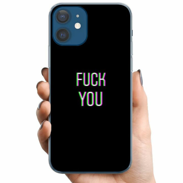 Apple iPhone 12 TPU Mobilskal FUCK YOU *