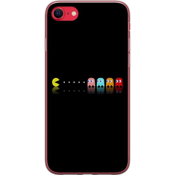 Kompatibelt Mobildeksel til Apple iPhone 7 Retro spelkaraktärer rad