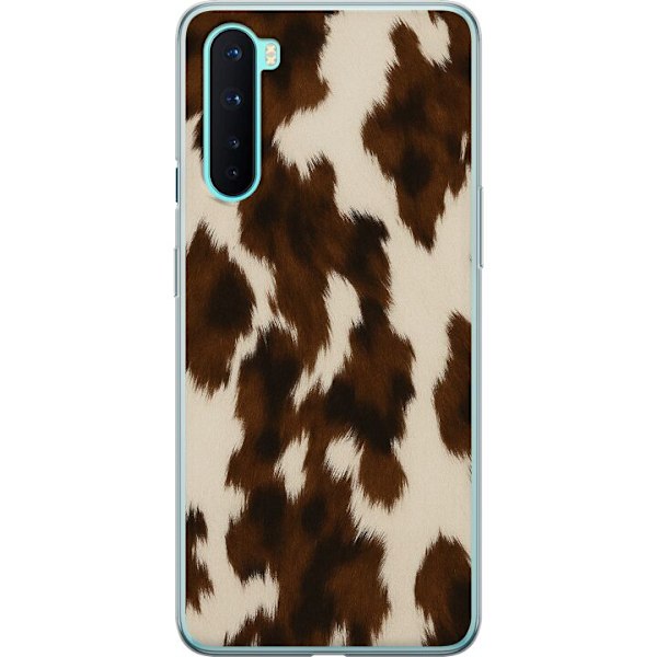 OnePlus Nord Läpinäkyvä kuori Värisuihku