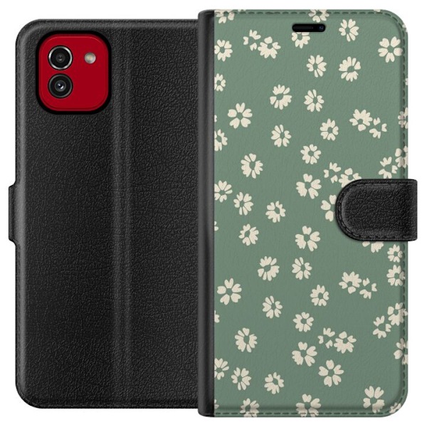 Samsung Galaxy A03 Plånboksfodral Blomsterdröm – färgglatt blommönster
