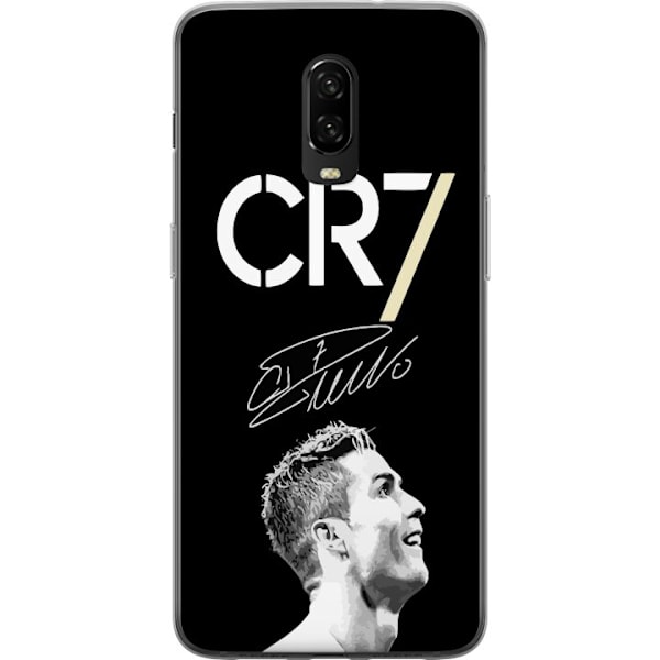 OnePlus 6T Genomskinligt Skal CR7 Ronaldo