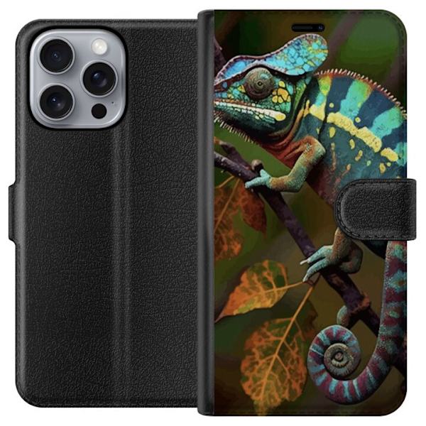 Apple iPhone 16 Pro Max Tegnebogsetui Edderkop Grafisk Streetwear Design Dyremønster Moderne Bylivsstil Populært Motiv Kreativ Kunst Trend