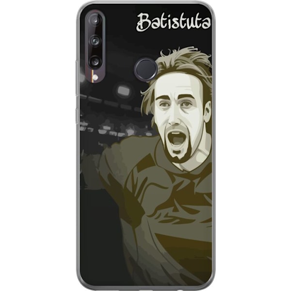 Huawei P40 lite E Läpinäkyvä kuori Gabriel Batistuta