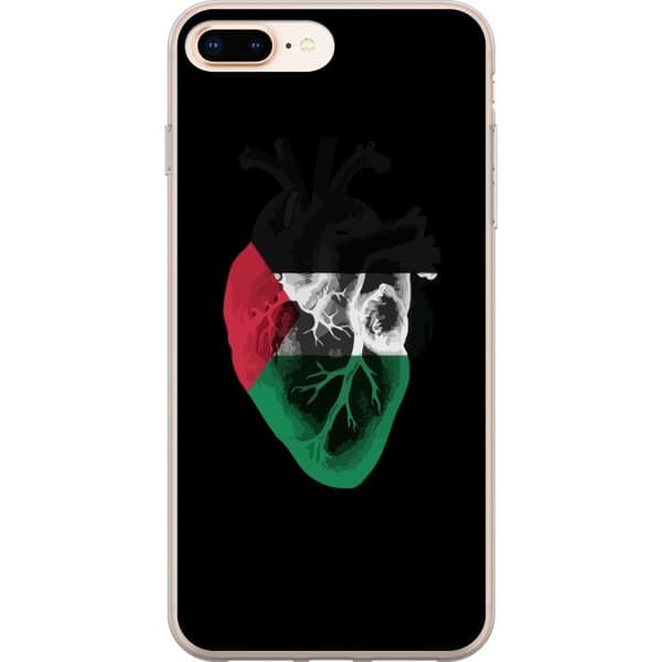 Kompatibel Mobilcover til Apple iPhone 8 Plus Palestina Hjerte
