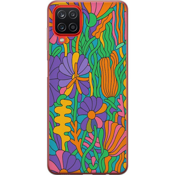 Samsung Galaxy A12 Gennemsigtig cover Farveeksplosion