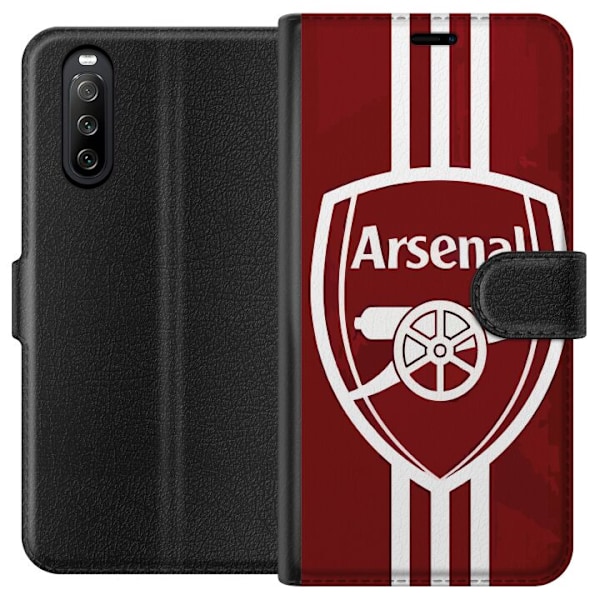 Sony Xperia 10 III Lompakkokotelo Arsenal