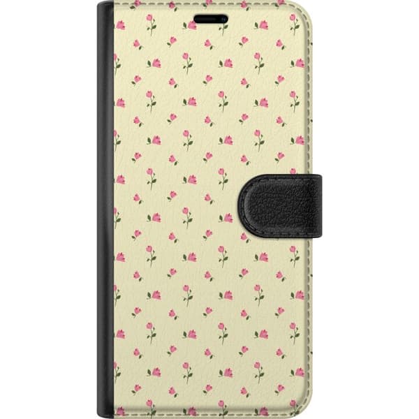 Kompatibelt Plånboksfodral till Xiaomi Redmi Note 15 Pro+ Gul blomgrafik gul