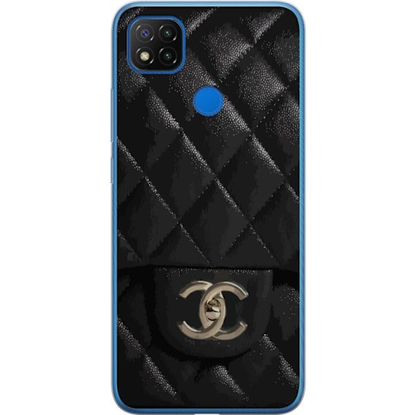 Xiaomi Redmi 9C Gennemsigtig cover Chanel Sort