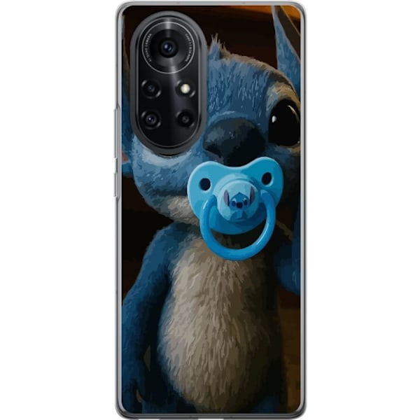 Huawei nova 8 Pro Läpinäkyvä kuori Stitch & Napp - vauvateema söpöllä hahmolla