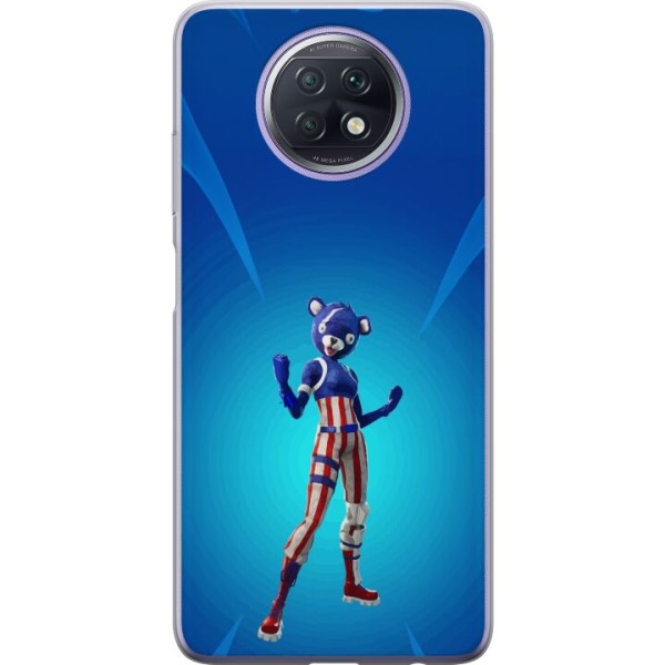 Xiaomi Redmi Note 9T Gennemsigtig cover Fortnite - Bamsen