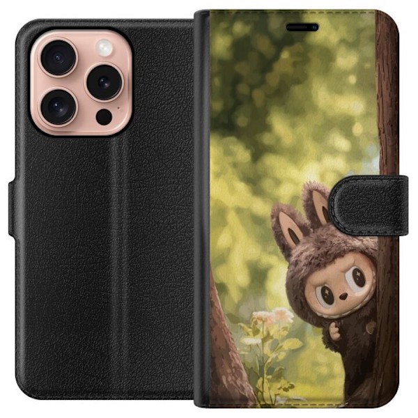 Apple iPhone 16 Pro Tegnebogsetui Labubu Graffiti Vibes – Ga