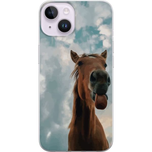 Kompatibel Mobilcover til Apple iPhone 15 Hest
