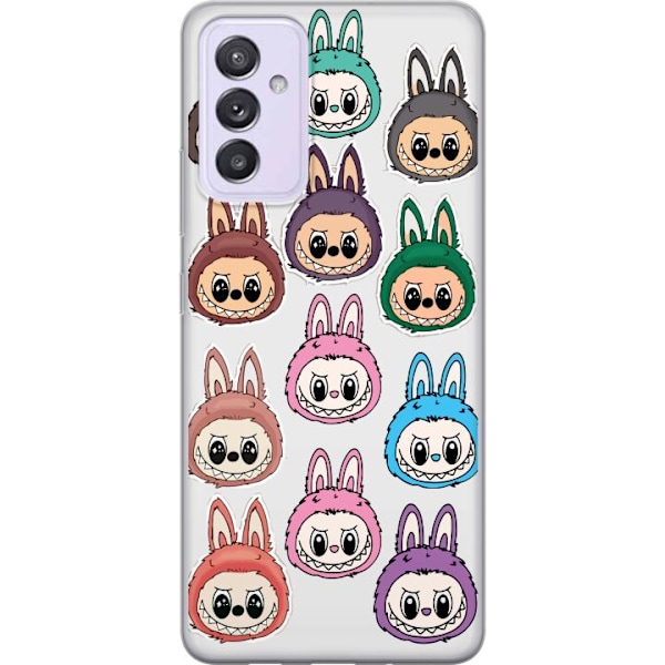 Samsung Galaxy A82 5G Läpinäkyvä kuori Labubu Macaron Monst