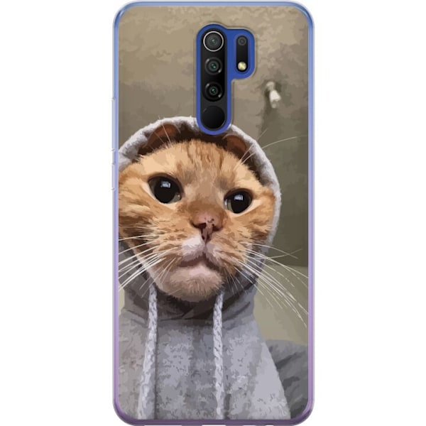 Xiaomi Redmi 9 Läpinäkyvä kuori Kissapusero