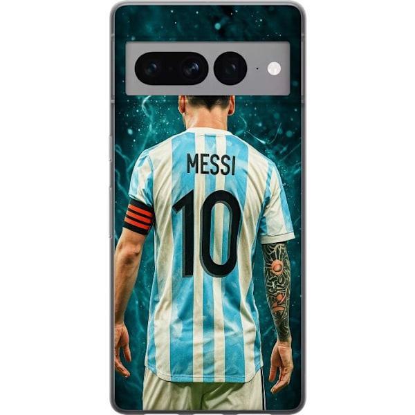 Google Pixel 7 Pro Gjennomsiktig deksel Messi