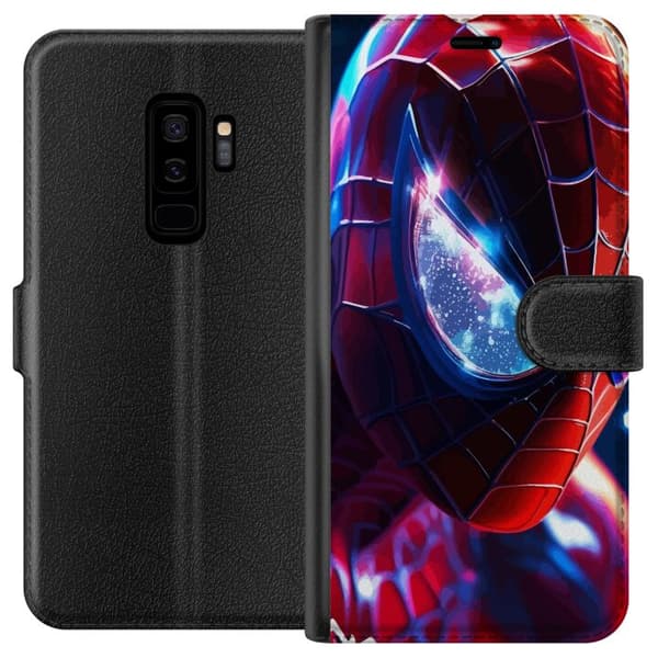 Kompatibelt Lommeboketui til Samsung Galaxy S9+ Spiderman