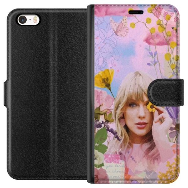 Apple iPhone 5 Plånboksfodral Taylor Swift - Blomma