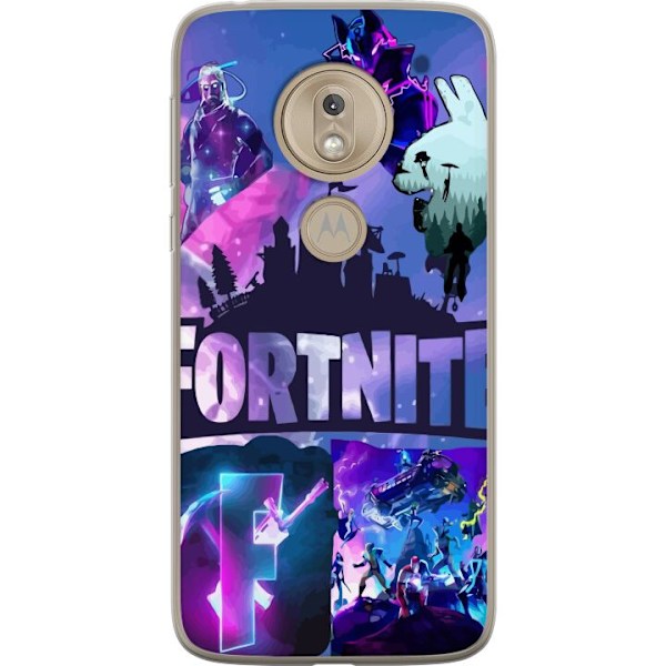 Motorola Moto G7 Play Gennemsigtig cover Fortnite