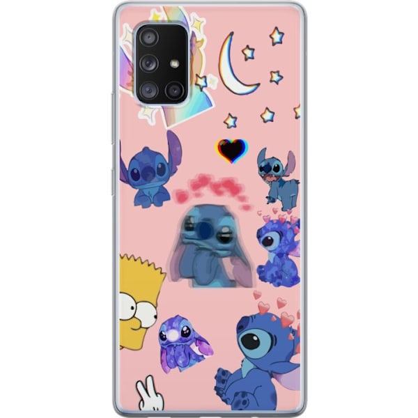 Samsung Galaxy A71 5G Gennemsigtig cover Stitch