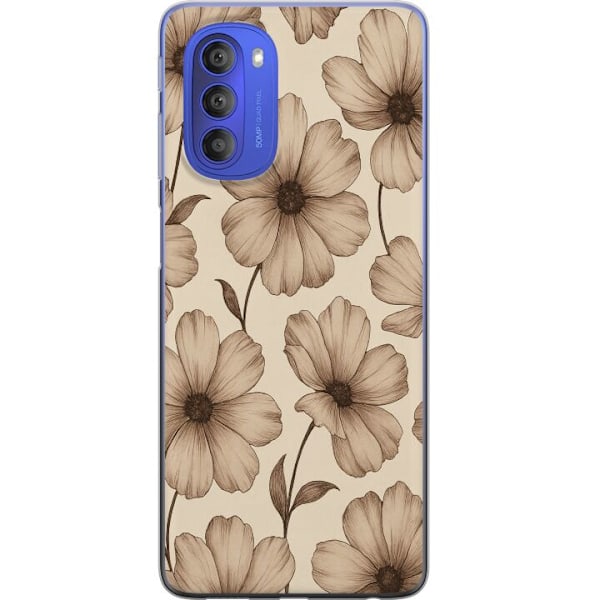 Motorola Moto G51 5G Genomskinligt Skal Pastel Rush