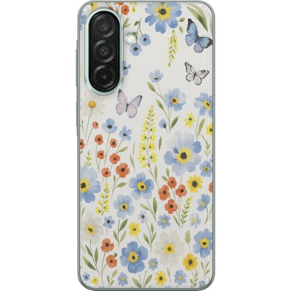 Samsung Galaxy A26 Genomskinligt Skal Sommarblommor