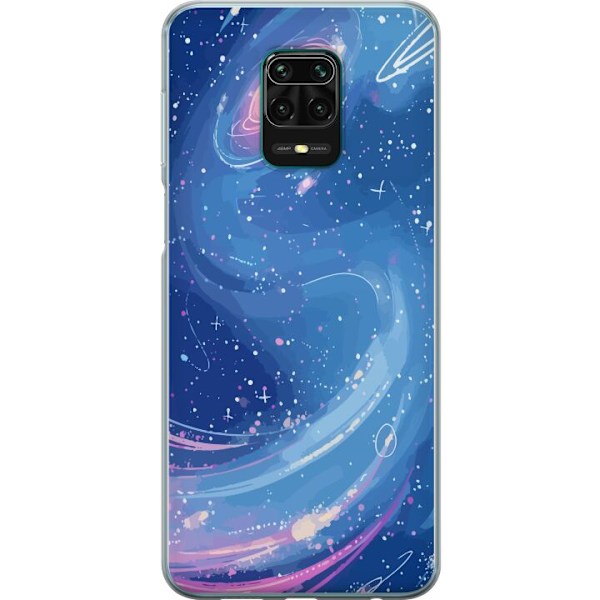 Xiaomi Redmi Note 9 Pro Genomskinligt Skal Galaxen