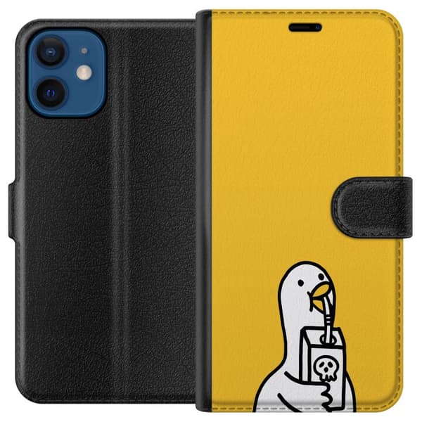 Kompatibel Tegnebogsetui til Apple iPhone 12 mini Tegnet and