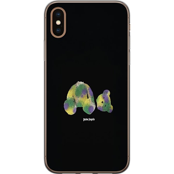 Apple iPhone XS Genomskinligt Skal Palm Angels Teddy