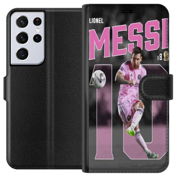 Samsung Galaxy S21 Ultra 5G Tegnebogsetui Lionel Messi