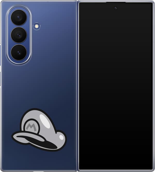 Kompatibelt Mobildeksel til Samsung Galaxy Z Fold7 Grå spillecaps - Grått motiv med grå spillecaps. grå