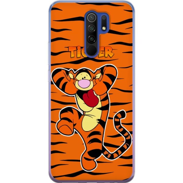 Xiaomi Redmi 9 Läpinäkyvä kuori Tiger