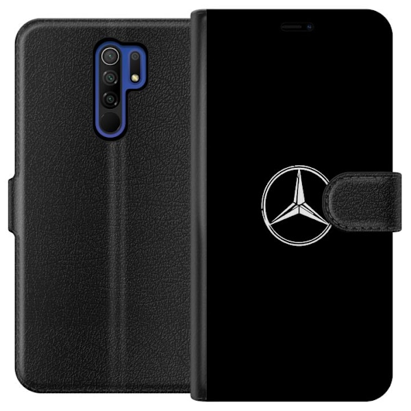 Xiaomi Redmi 9 Tegnebogsetui Mercedes-Benz