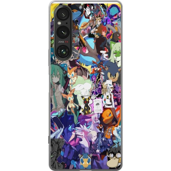 Sony Xperia 1 VI Läpinäkyvä kuori Pokémon Blaze