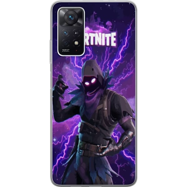 Xiaomi Redmi Note 11 Pro 5G Läpinäkyvä kuori Fortnite Raven