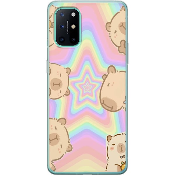 OnePlus 8T Gennemsigtig cover Kawaii Capybara Galaxy Sød Anim