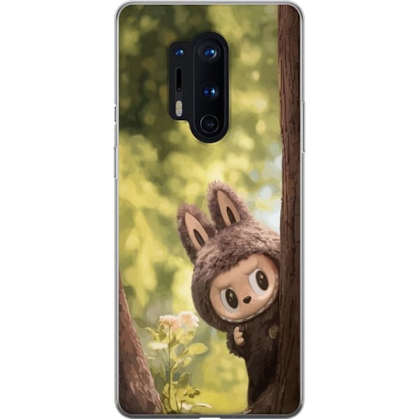 OnePlus 8 Pro Genomskinligt Skal Labubu Graffiti Vibes – Gatukonst i monsterform