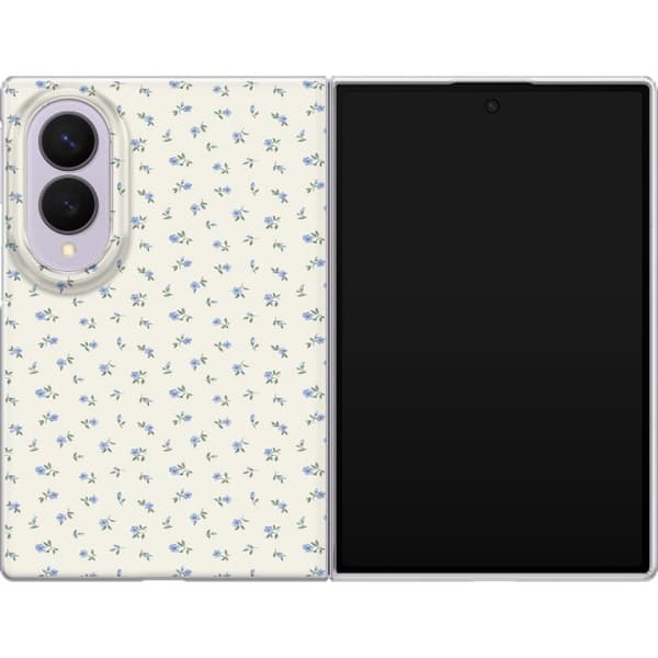 Kompatibelt Mobildeksel til Samsung Galaxy Z Fold8 Beige blomsterillustrasjon beige