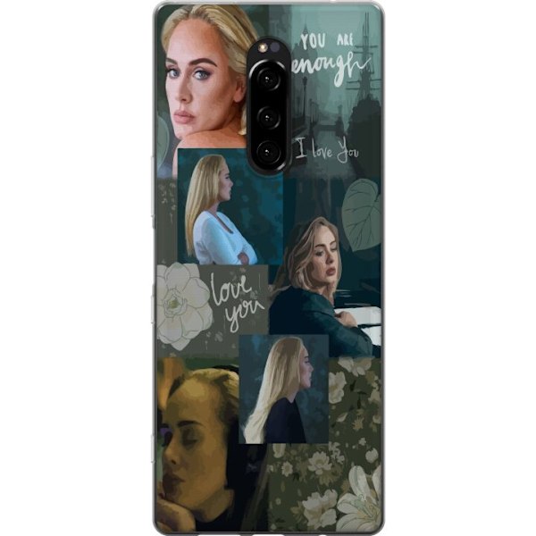 Sony Xperia 1 Läpinäkyvä kuori Adele